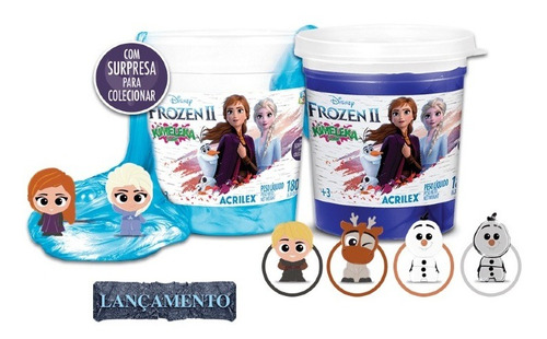 Imagem 1 de 4 de Slime Kimeleca Frozen Ii - 1 Unidade 180g Sortida