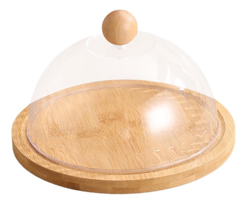Soporte De Madera Para Tartas, Bandeja Redonda Para Pequeño