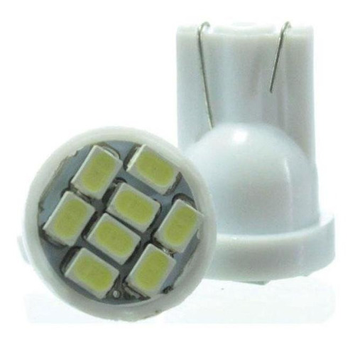 Lâmpada Led T10 12v 8smd1206 Branca