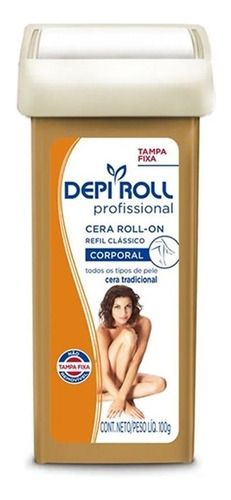 Kit Refil Cera Corporal Depilatória Depiroll Tradi - 24 Und