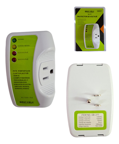 Protector De Voltage Para Electrodomésticos  ( 15a - 120v ) 
