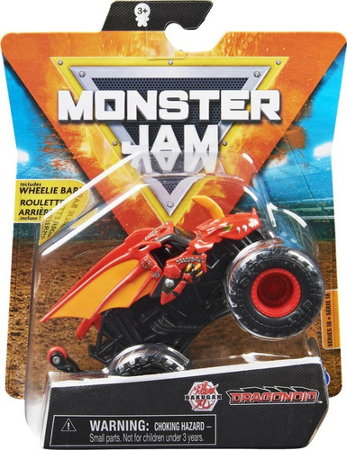 Monster Jam Dragonoid - Serie 18 Escala 1/64 -spin Master
