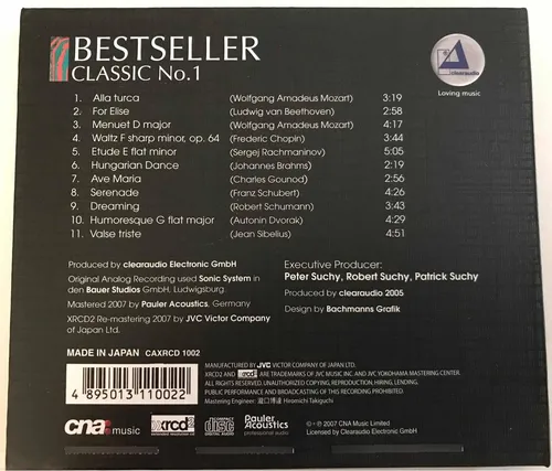 Xrcd2 Cd Clearaudio Original Mastertape Super Raro Ed Limit