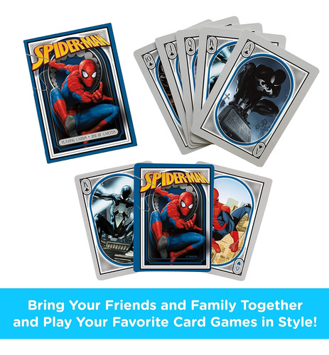 Aquarius Marvel Spider-man Playing Cards - Spiderman Them...