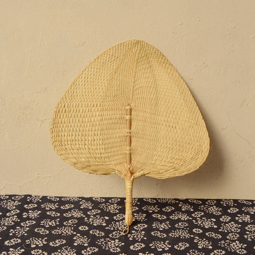 2024 Abanico De Hoja De Palma Tejido A Mano Para Decoración