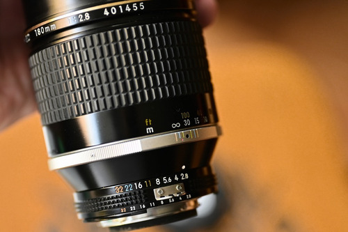 Nikkor 180mm 2.8 Ed Ai-s Lendária, Nitidez Impecável Japan
