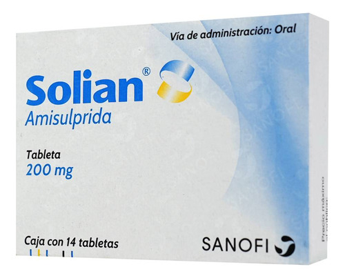 Solian Tableta 200 Mg, 14 Tabletas