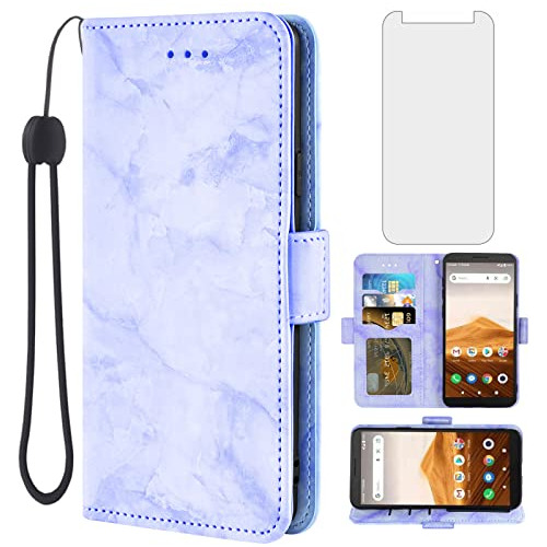 Funda & Cristal Templado Para Alcatel Apprise Glimpse Volta