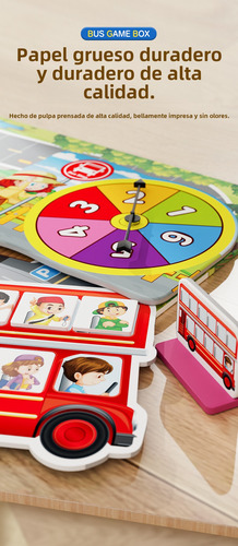 Juego De Mesa Bus Stop, Ajedrez, Mesa De Juego De Aprendizaj