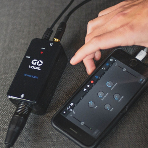 Preamplificador Interfaz T C Helicon Go Vocal Android Ios
