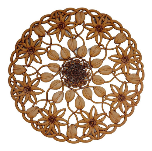 Imagen 3 de 9 de Mandala En Mdf Corte Laser