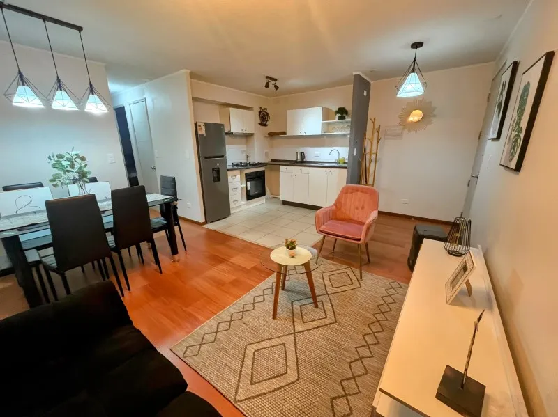 Imagen 1 de 10 de Oportunidad De Arriendo Depto 3d, 1b Semiamoblado