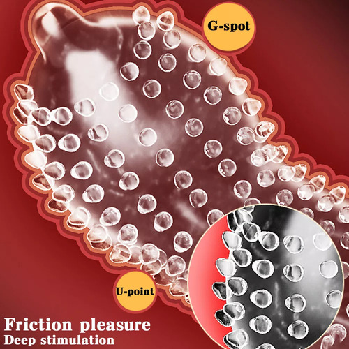 Preservativos Masculinos Large Bump Floating Dot Wolfsbane