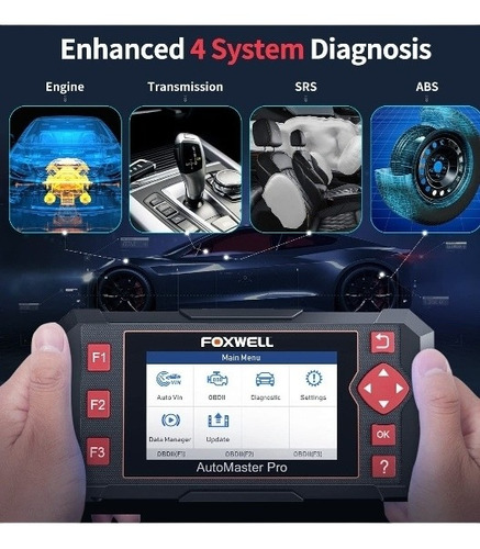 Foxwell Escanner Nt604 Élite Abs Srs Transmision Check Ag