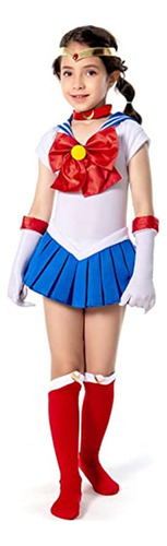 Disfraz De Sailor Moon Usagi Tsukino Para Niñas