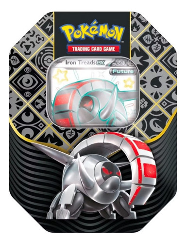 Pokemon Tcg Paldean Fates Tin Iron Treads Ex Español