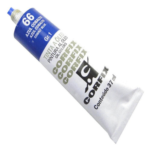 Tinta A Oleo Corfix G1 66 Azul Cobalto 37ml