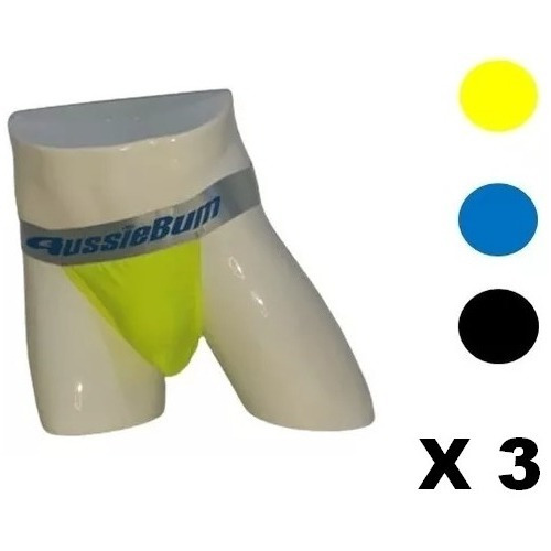 Tripack  Jockstrap  Suspensorio Modelo Corte Clásico X 3 Pcs