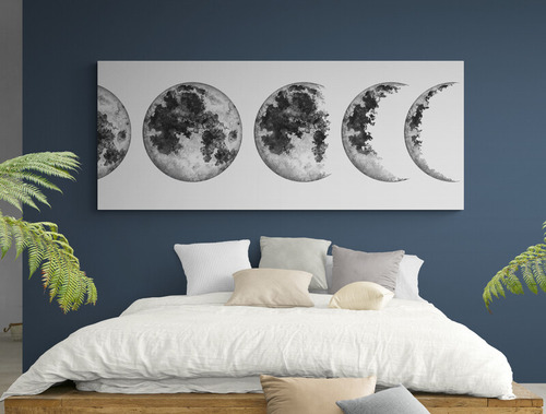 Cuadro En Lienzo Tayron Store De La Luna 001 100x40cm