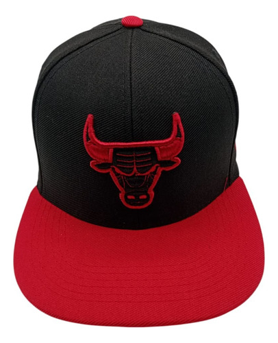 Gorra Flat Equipos Varios Ajustable Deportes Premium Moda Bulls Red Medida Ùnica Ajustable Combinado