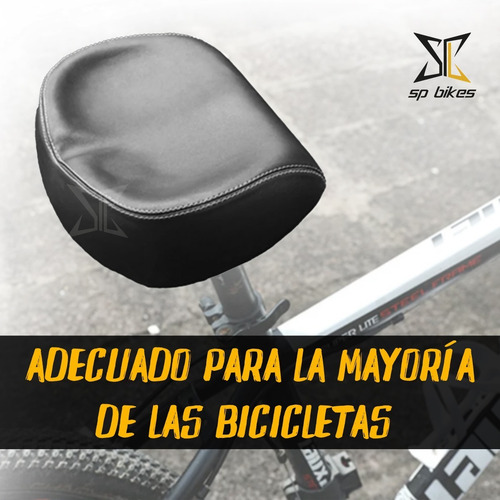 Imagen 7 de 7 de Asiento Bicicleta Sillín Spinning Paseo Ancho Sp Bikes Xrc