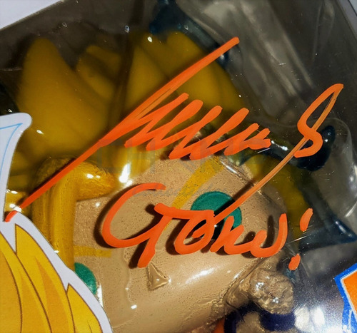 Funko Pop Firmado Mario Castañeda Autografo Goku Dragon Ball (Usado)