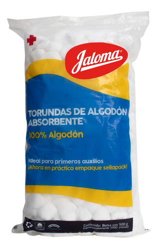 Jaloma Torundas De Algodón Absorbente, Bolitas, 500 Gr