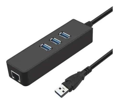 Adaptador / Convertidor Ethernet Red Rj45 A Usb 3.0 + 3 Usb