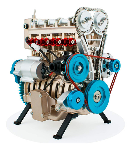 Modelo De Motor Para Armar Djuiinostar De 4 Cilindros