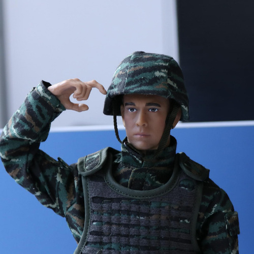 12 Masculino Modelo 1/6 Misión De Paz Uniforme Soldado