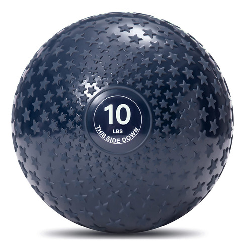 Jfit Pelota De Golpe Con Peso, 10 Libras, Color Negro