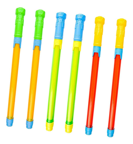 6 Juguetes De Agua Con Chorro, Juego De Agua Para Playa,