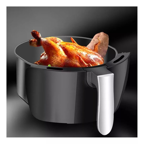 Imagen 6 de 7 de Freidora sin aceite Multilaser Home CE02 de 4L color negro 220V