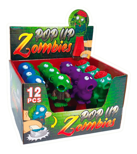 Juego Pop Up Zombies Display X12 Unidades - Toystore