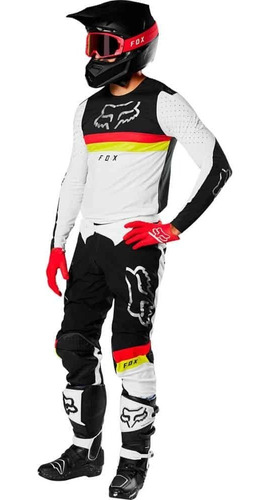Imagen 1 de 9 de Conjunto Equipo Motocross Fox Flexair Regl Mx #24274-018