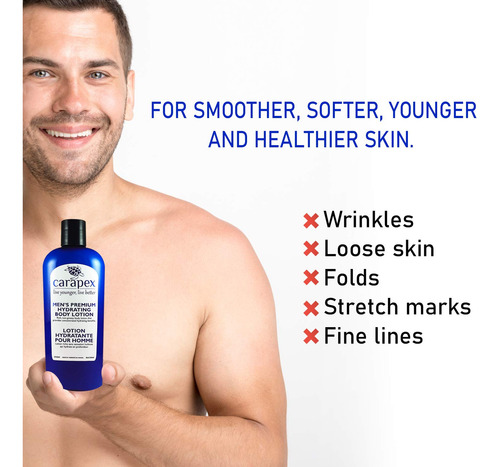 Loción Corporal Carapex Para Hombres Loción De Cuerpo Hidrat