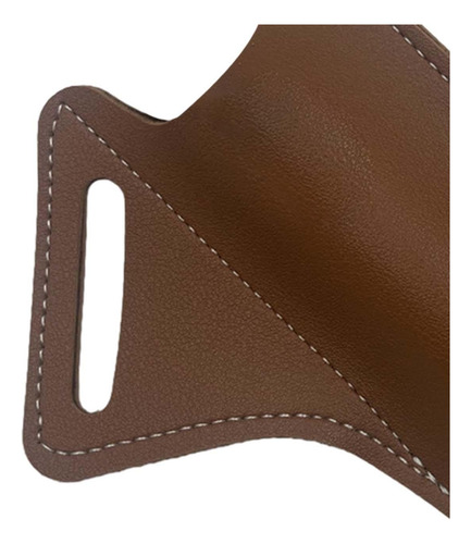 Funda Para Cuchillo Plegable De Cuero Pu, Bolsa De Marrón B