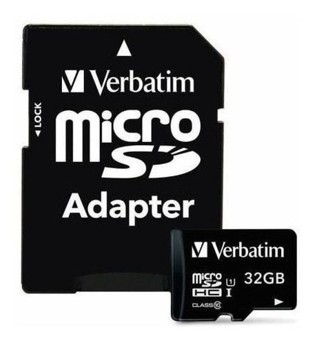 Tarjeta de memoria Verbatim 44083 Premium con adaptador SD 32GB