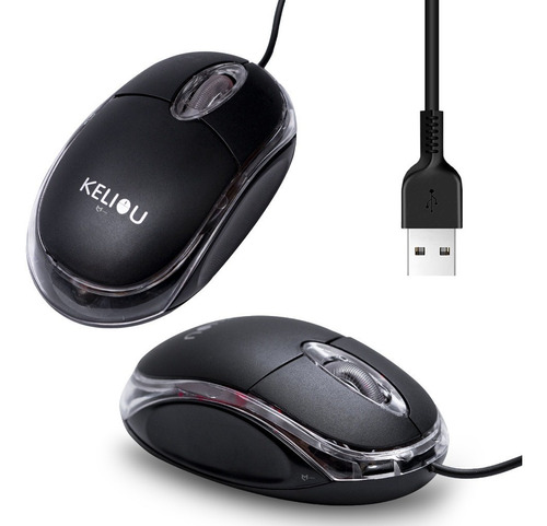 Promoción 2 X 1 Mouse Alámbrico Usb 