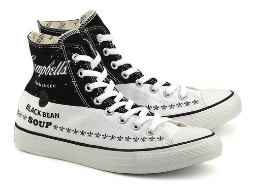 Converse 147051c Andy Warhol Campbells Soup Black Bean