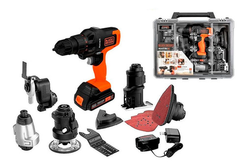 Kit 6 En 1 20v Matrix Black-decker Mtx20k6a-b