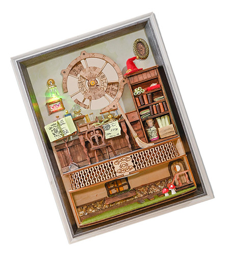Kit De Casa De Muñecas En Miniatura Diy, Rompecabezas De