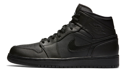 Zapatillas Jordan 1 Retro Mid Black (2017) 554724-034   