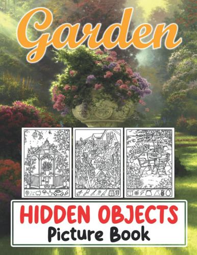 Libro: Livro De Imagens De Objetos Ocultos De Jardim: Jogo D