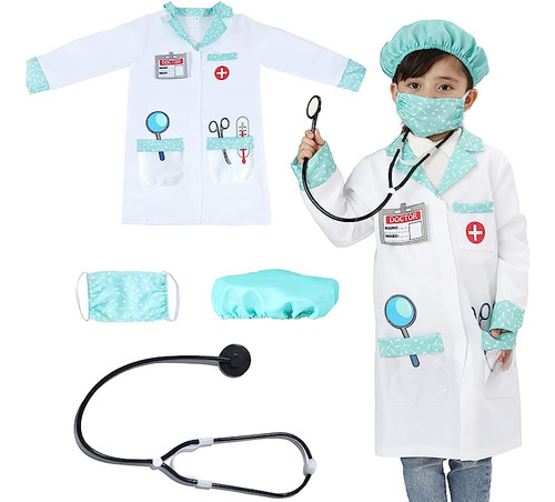 Child Role Play Costumes Chef Dress Playset Kits 3 5 5 7 7 9