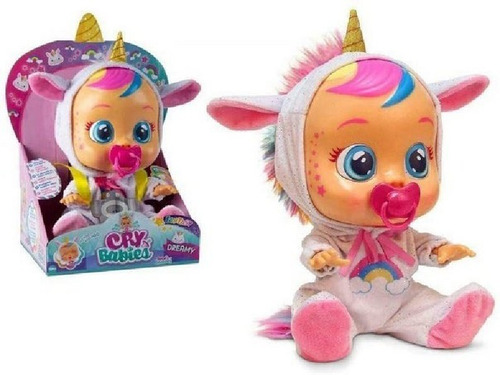 Imagem 3 de 4 de Boneca Cry Babies Unicórnio Dreamy Multikids - Br1029