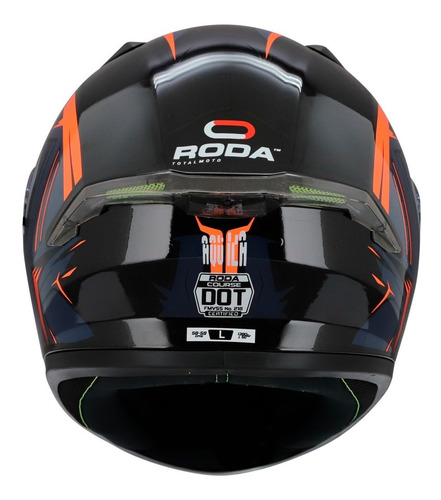 Casco Integral Roda Course Aquila Mate Gafas Certificado Dot