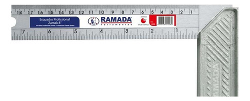 Esquadro Cabo Aluminio Ramada 08 20cm 1208