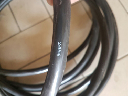 Cable St8 2x8 Con Tierra Engomado Estañado 100% Cobre (3.7v)
