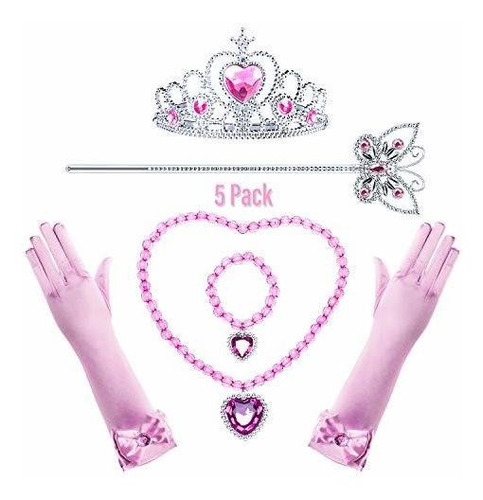 Set De Accesorios Para Disfraz De Princesa Para Niñas Pequeñas.